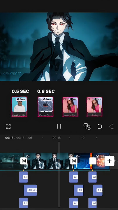 How to make an anime edit on capcut #capcut #amv #capcuttutorial #capcutamv