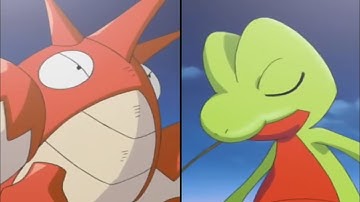 Treecko Fight With Corphish Pokemon