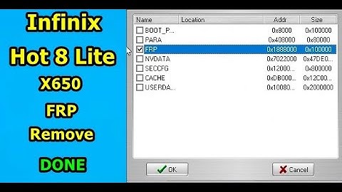 How to remove FRP Infinix Hot 8 Lite X650
