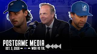 Postgame Media vs WSH | Cooper, Geekie, Hagel