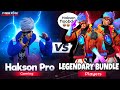 Indias no1 new legendary frostfire  players vs hakson bhai  garena free fire  hakson official