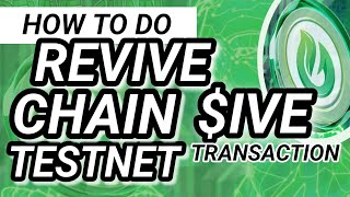 How to Add Revive Chain Network in Metamask and Do Testnet Transactions screenshot 4