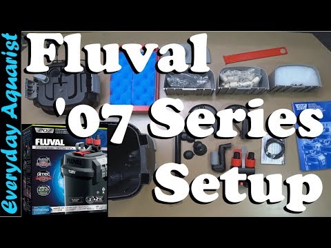 Fluval 07 Filter: How To Setup Install & Prime | 107 207 307 407