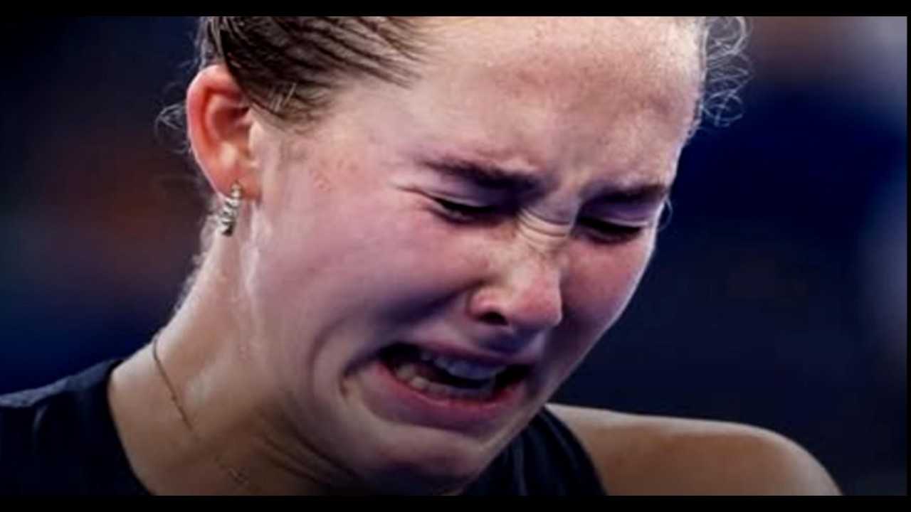 MIRRA ANDREEVA ACTING CRAZY HITTING HERSELF IN WILD MELTDOWN | INDIAN WELLS MARCH 9, 2026