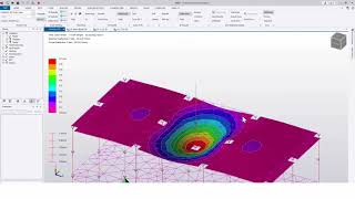 Tekla Structural Designer 2020 - Transfer slab and meshing screenshot 4