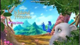 Opening to Barbie as The Island Princess DVD Menu U.S.A