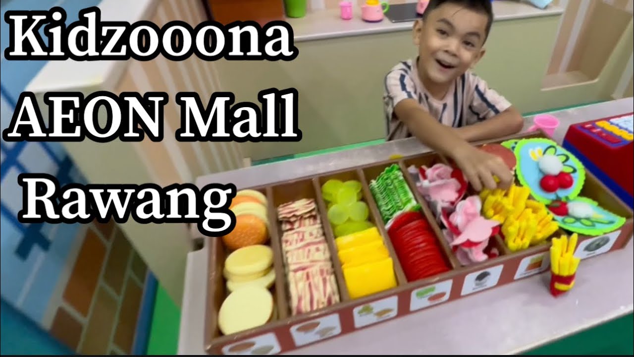 Seronok anak2 dapat main di Kidzooona AEON Mall Rawang😁