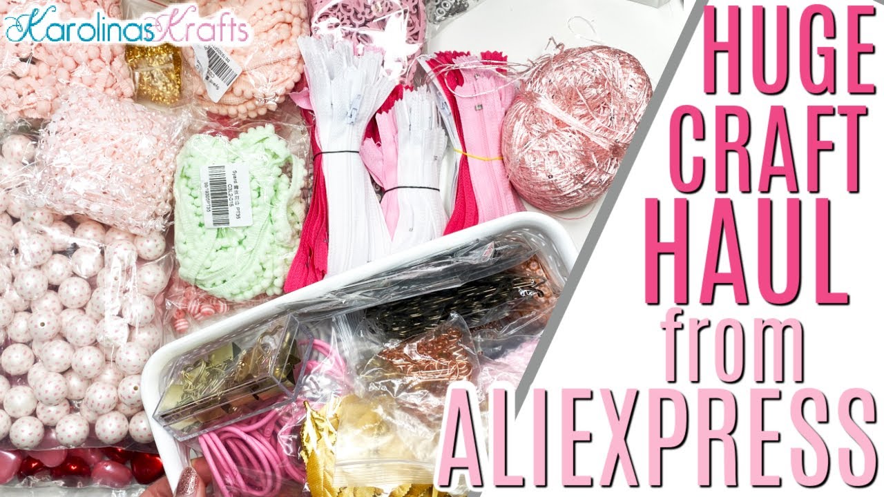 Huge Aliexpress Craft Haul, Aliexpress Craft Supplies Haul