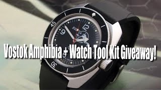 Vostok Amphibia   Watch Tool Kit Giveaway!!