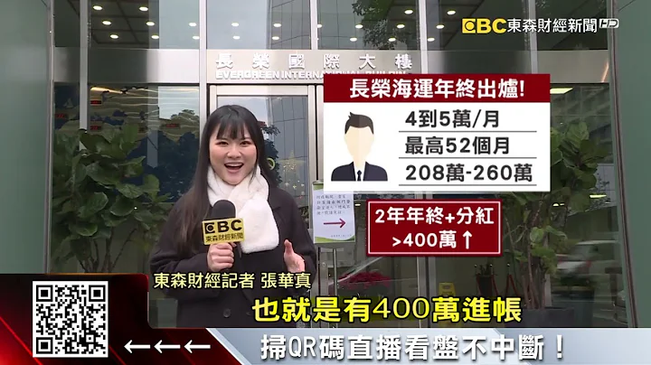 羡慕！长荣海运年终开奖 豪发45个月破纪录 @57ETFN - 天天要闻