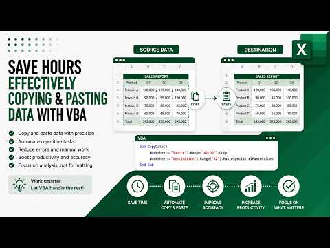 Save Hours Effectively Copying and Pasting Data with VBA