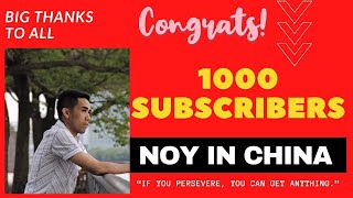 1000 SUBSCRIBERS!!! BIG THANKS TO ALL!!! “If you persevere, you can get anything.”