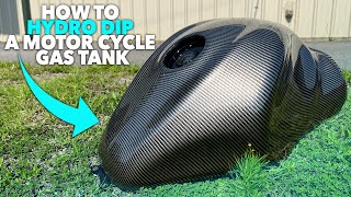 How To Hydro Dip A Motorcycle Gas Tank