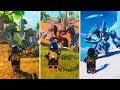 LEGO Fortnite All Boss Fights (Brute, Sand Brute &amp; Frost Brute)