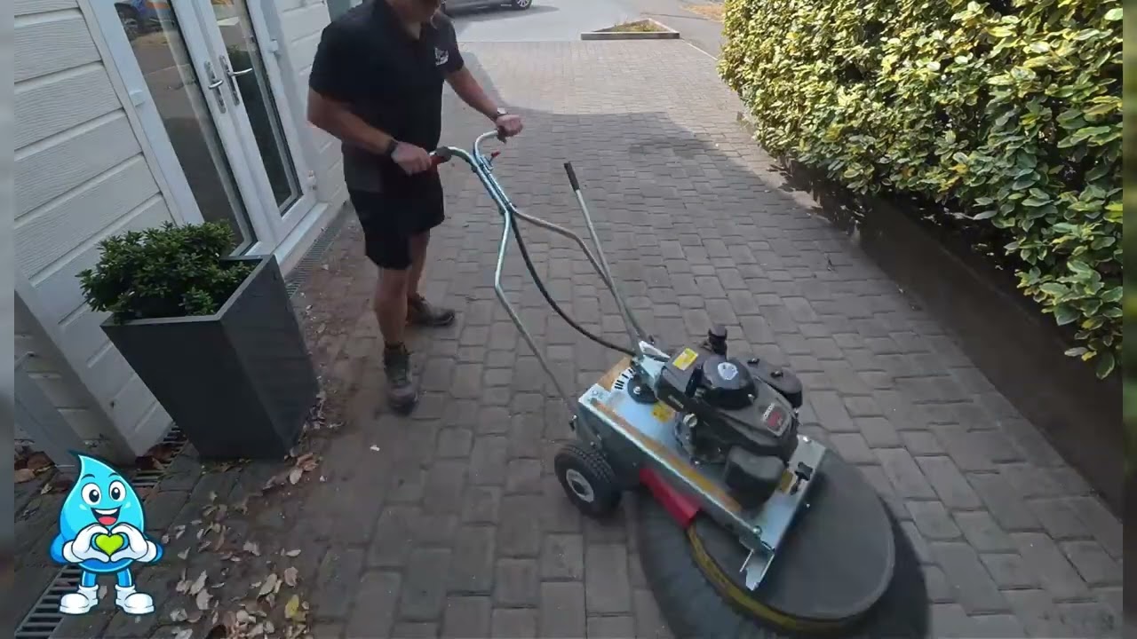 Bristle Clean on large hard surfaces