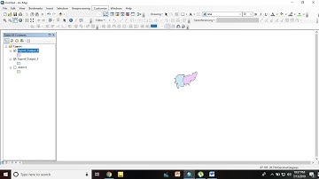 How to merge two different shapefiles in ArcGIS (Easy Method)