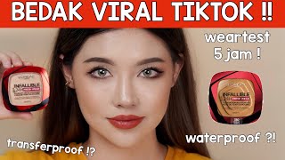 FOUNDATION PALING DICARI !! | L'OREAL INFALLIBLE 24H MATTE COVER FOUNDATION REVIEW DAN WEAR TEST