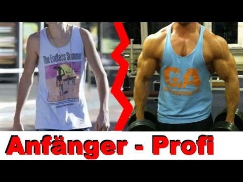 Unterschied beim Training zwischen Anfängern und Fortgeschrittenen