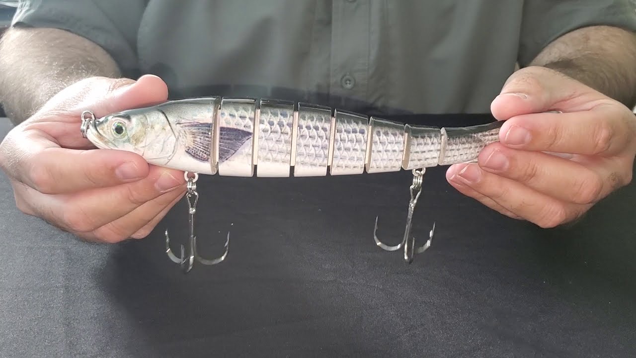 Through Line Swimbait Lure | R&R Tackle - Gold