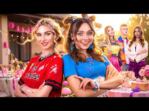 Real Sister vs Adoptive Sister Fight For Parents! Big Sister vs Little Sister