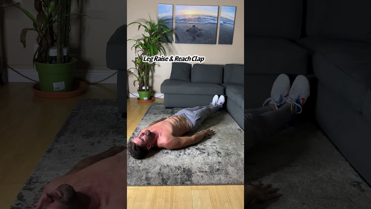 Leg Raise & Reach Clap YouTube