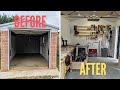 Convert a concrete panel garage into a workshop