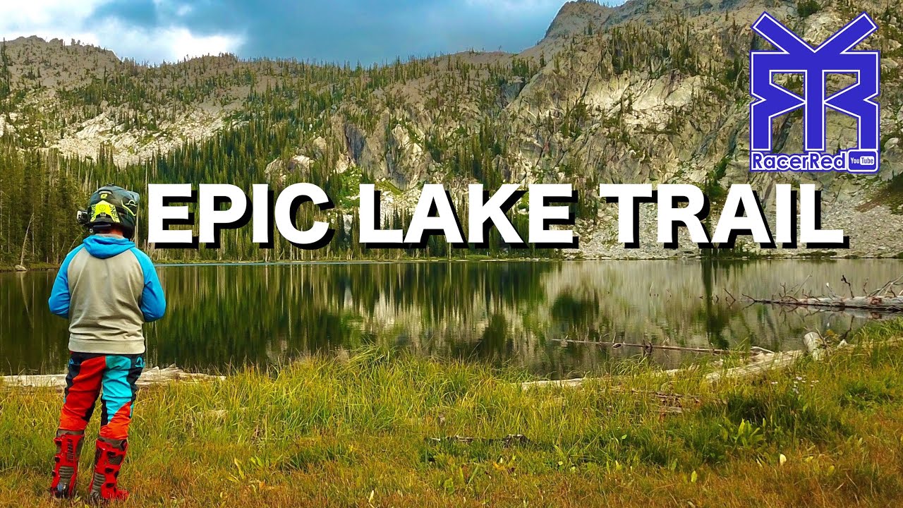 Потрясающая каменистая мототрасса в Айдахо, ведущая к озерам - четырехтактный KTM 450XCF