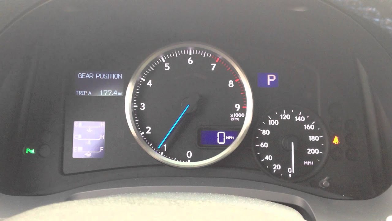 2012 Lexus ISF Cold Start