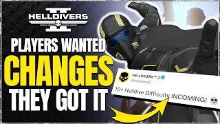 WOW! Helldivers 2 Is REVERSING Broken Update \& Devs Respond...