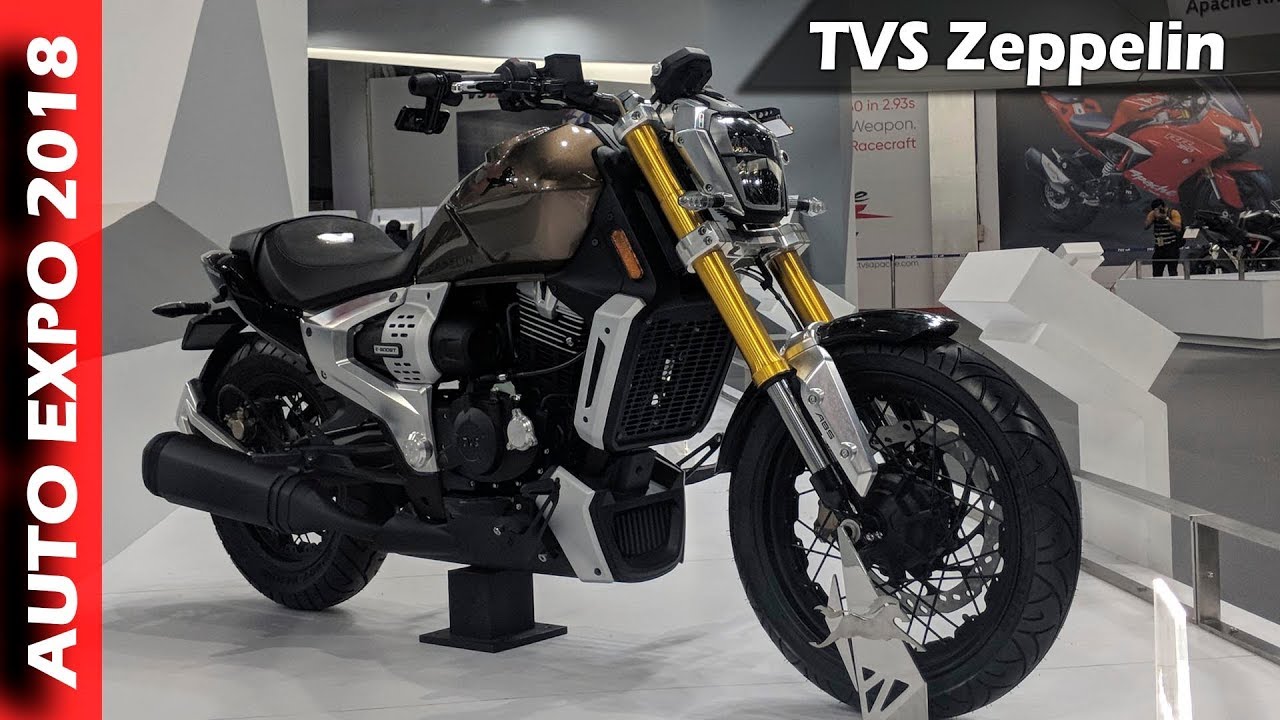 Tvs Zeppelin Cruiser First Look Auto Expo 2018