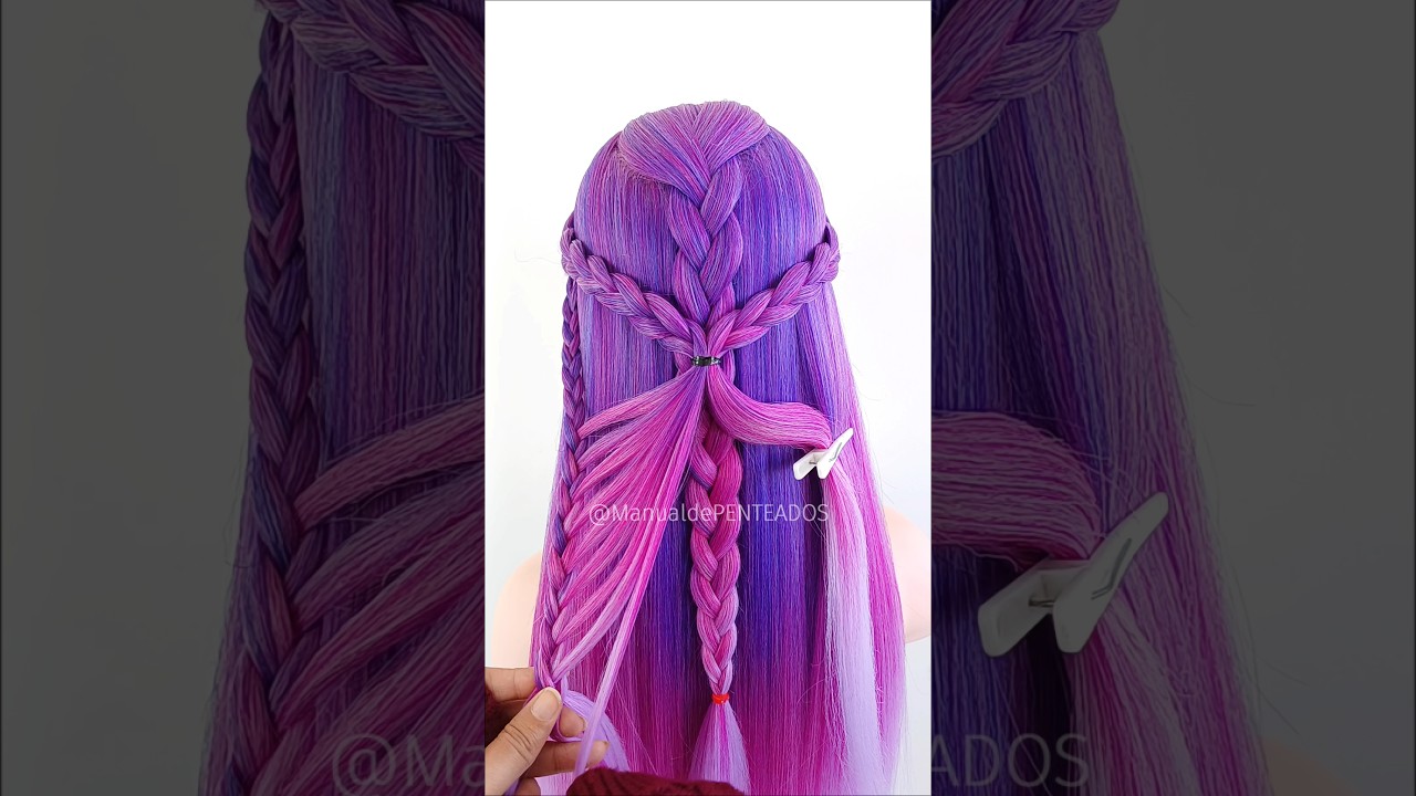 Children's hairstyle for school 🎀  #braids #beauty #hair #viral #hairstyles