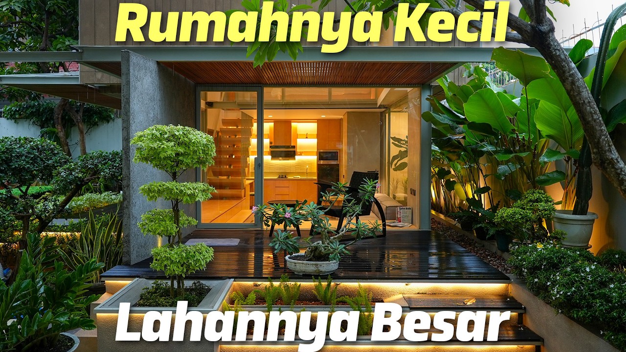 Rumah Kecil di Lahan yg Besar! InspiArsi: RikiFajarNadi