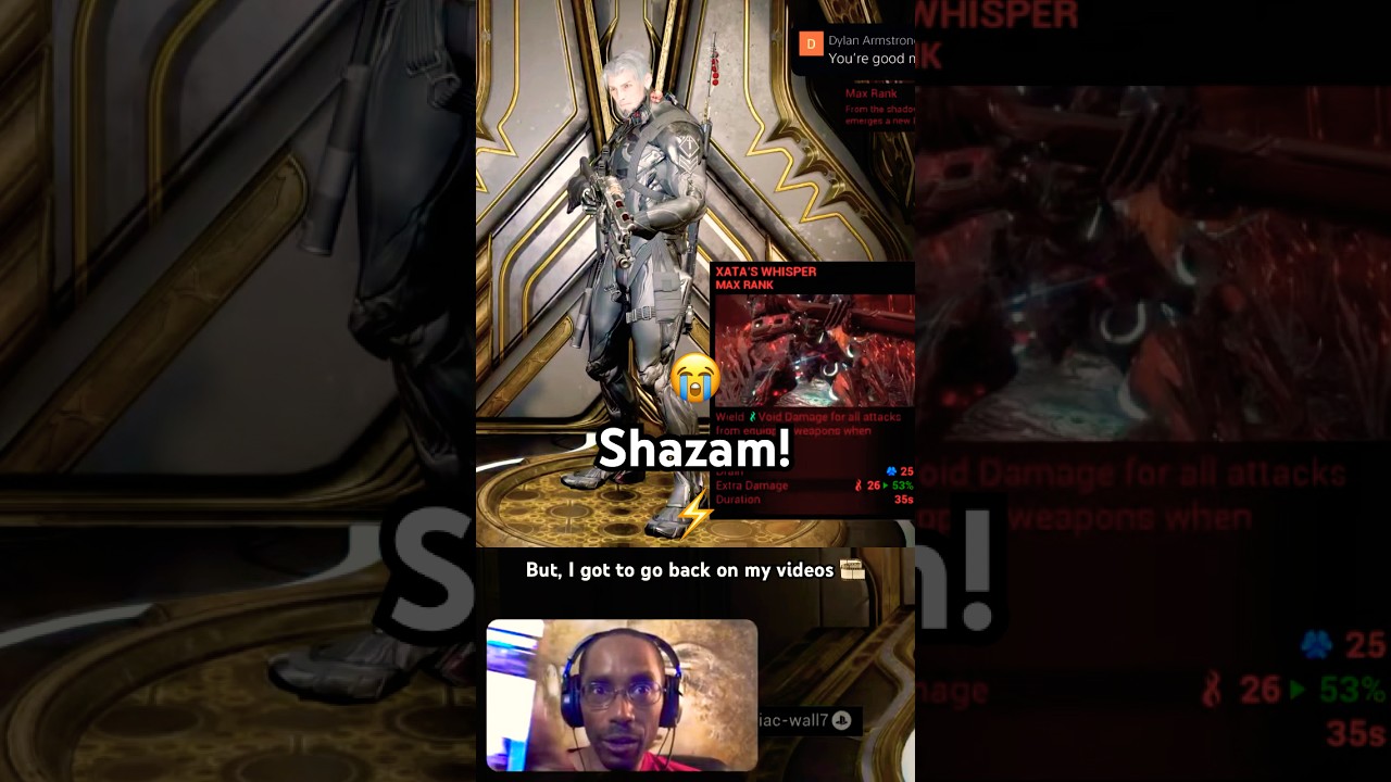 ⚡️Shazam! Hashtags & Tags | 😅 Xata’s Not Xaku’s Whisper 😂 part 3 of 10 | Warframe