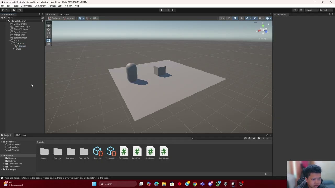 Detect collision between a player and an object using OnTriggerEnter().