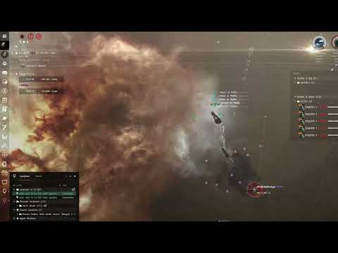[EVE ONLINE] i take my proteus to go boom in null. duked it out with 2 ravens, a domi and a gila!