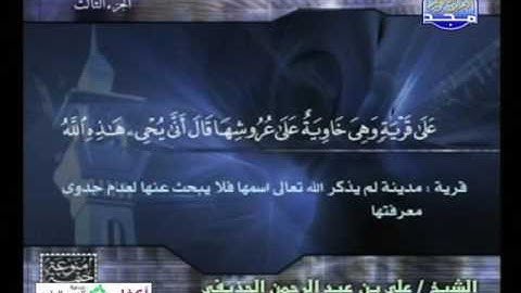 على عبدالرحمن الحذيفى ـــ سورة البقرة 253 الى 271