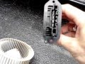 How to remove Mazda 3 Blower motor and Resistor explained