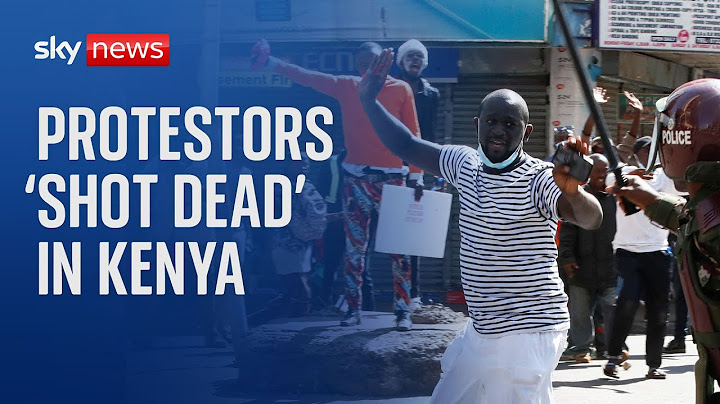 Kenya protests: At least 10 demonstrators 'shot dead' & 50 injured as parliament set on fire