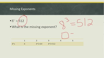 missing exponent