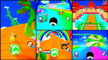 🏁 Racing Ball Master 3D - Level 16-20 | All Levels Gameplay - Android IOS Games