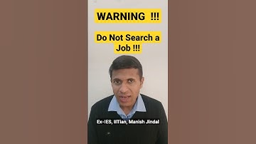 Warning !!! Do Not Search a Job !!! #GATEMechanical