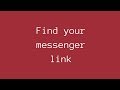 Find Your Facebook Messenger Link Find Your Facebook Messenger Link