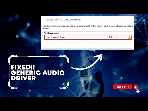 How to Fix: Generic Audio Driver