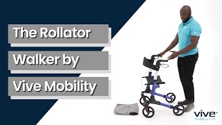 The Rollator Walker By Vive Mobility  Lightweight And Compact