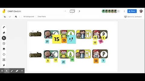 CAMP Check In - Google Jamboard