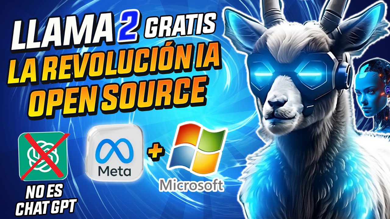 LLAMA 2:La REVOLUCIÓN OPEN SOURCE de la IA que une a META y MICROSOFT 🚀 ...