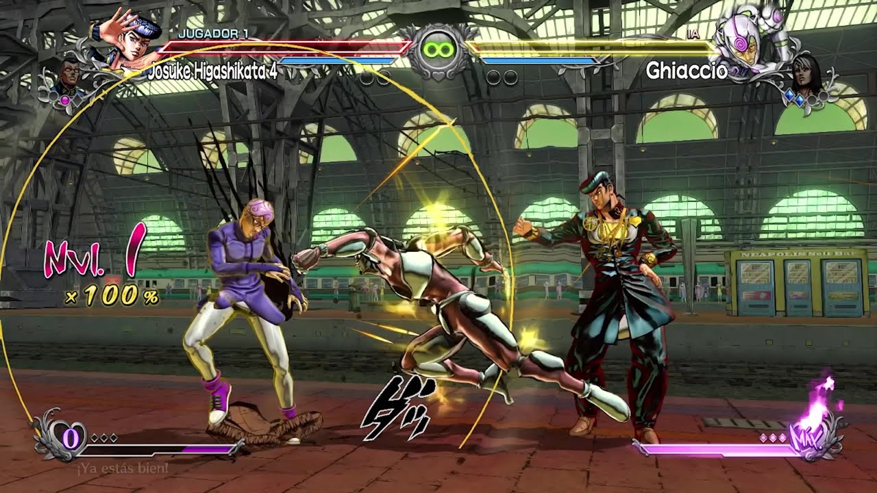 Josuke vs Ghiaccio | JoJo’s Bizarre Adventure: All-Star Battle R