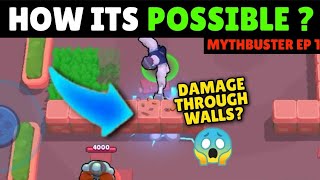 Frank Can DAMAGE Through The Wall?😱 | MythBusters EP 1 | Brawl Stars MythBuster