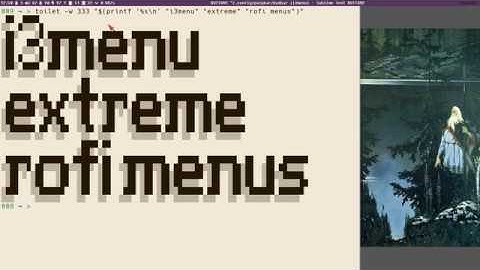 EXTREME ROFI [i3ass] [i3menu] [OC] [polybar] DIRTHACK RICING