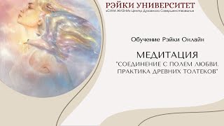 Соединение с Полем Любви. Практика древних Толтеков. Медитация Рэйки онлайн